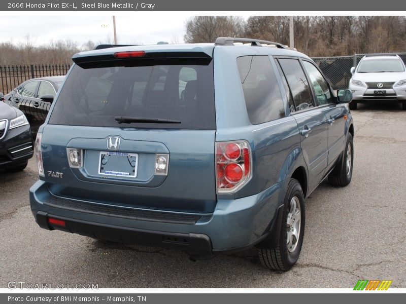 Steel Blue Metallic / Gray 2006 Honda Pilot EX-L