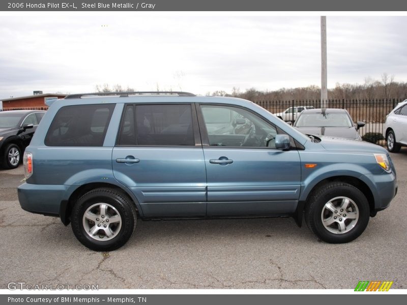 Steel Blue Metallic / Gray 2006 Honda Pilot EX-L