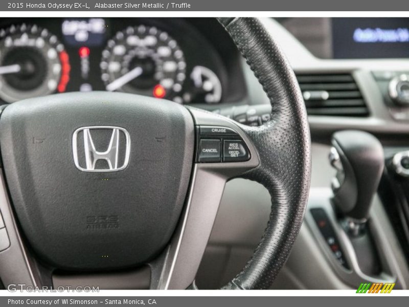 Alabaster Silver Metallic / Truffle 2015 Honda Odyssey EX-L