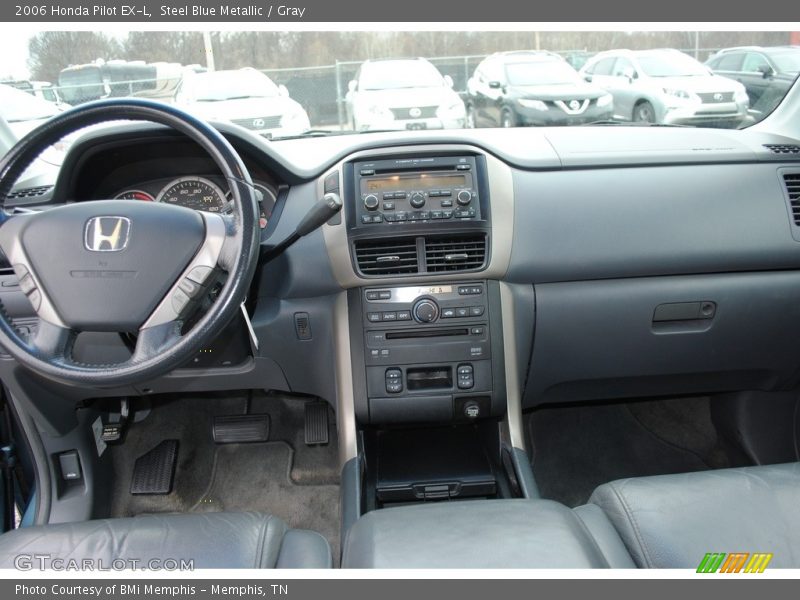 Steel Blue Metallic / Gray 2006 Honda Pilot EX-L