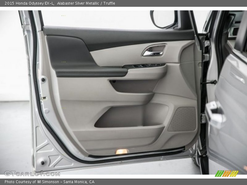 Alabaster Silver Metallic / Truffle 2015 Honda Odyssey EX-L
