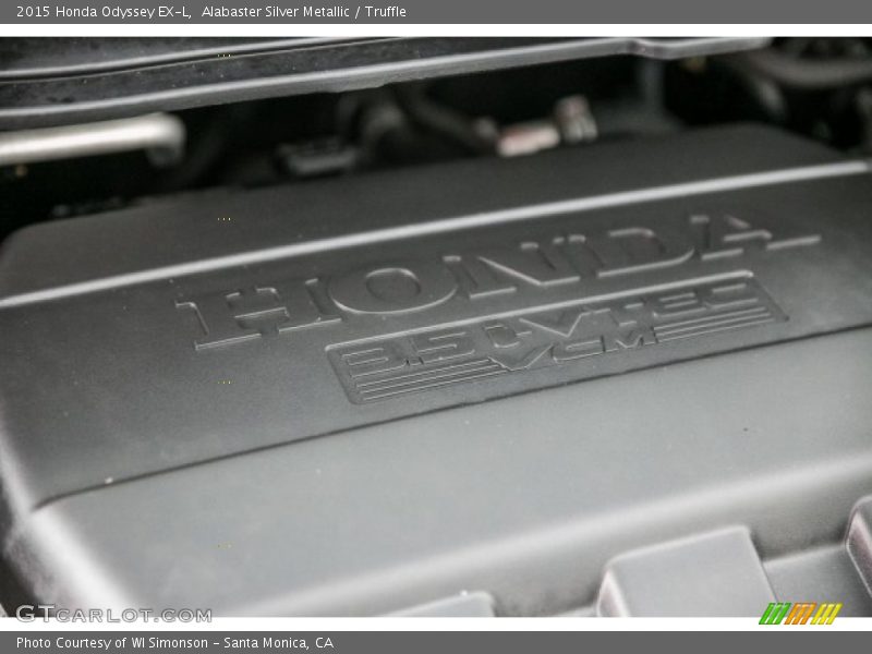 Alabaster Silver Metallic / Truffle 2015 Honda Odyssey EX-L