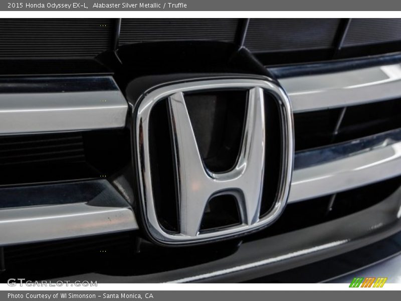 Alabaster Silver Metallic / Truffle 2015 Honda Odyssey EX-L