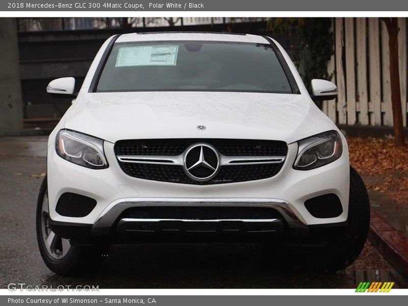 Polar White / Black 2018 Mercedes-Benz GLC 300 4Matic Coupe