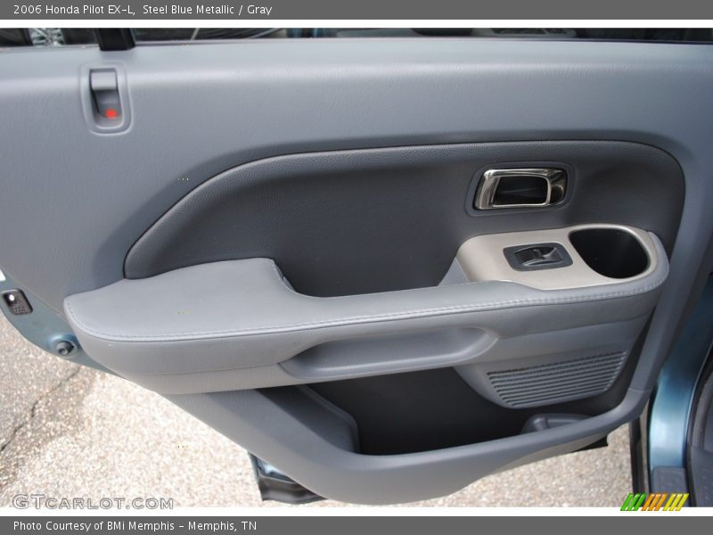 Steel Blue Metallic / Gray 2006 Honda Pilot EX-L