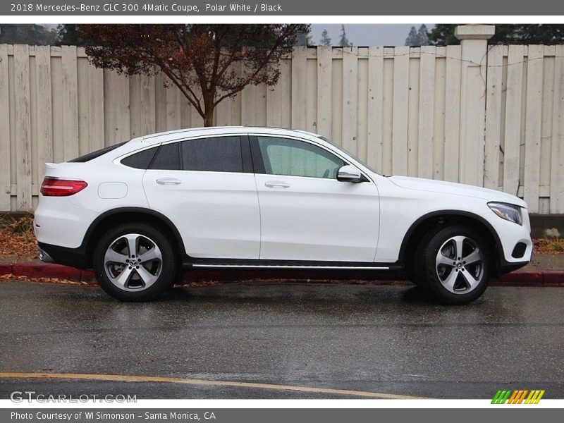 Polar White / Black 2018 Mercedes-Benz GLC 300 4Matic Coupe