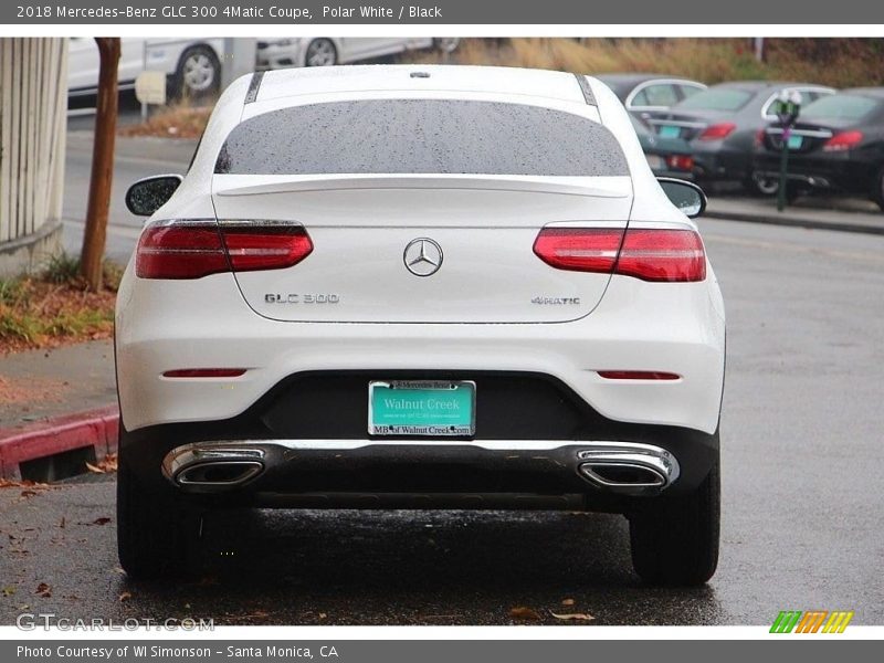 Polar White / Black 2018 Mercedes-Benz GLC 300 4Matic Coupe