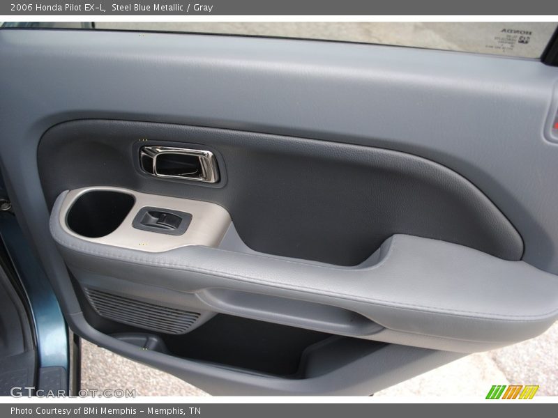 Steel Blue Metallic / Gray 2006 Honda Pilot EX-L