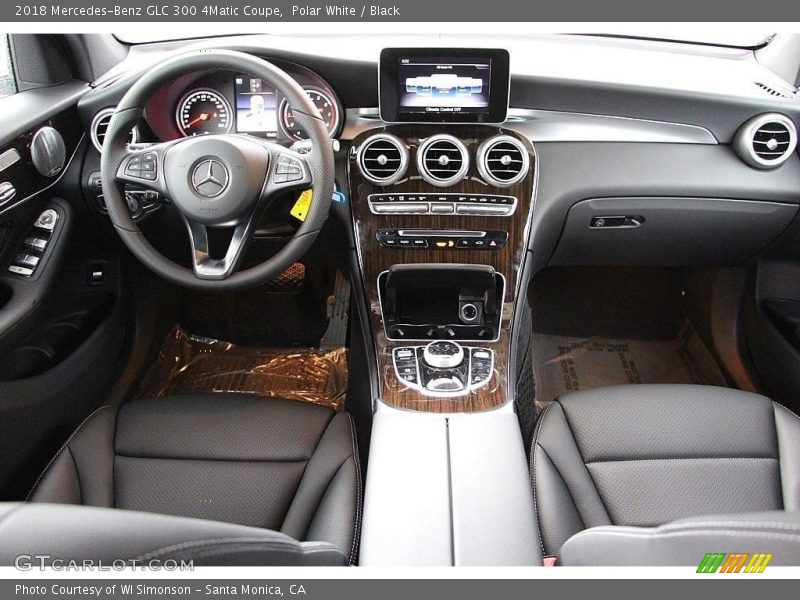 Polar White / Black 2018 Mercedes-Benz GLC 300 4Matic Coupe