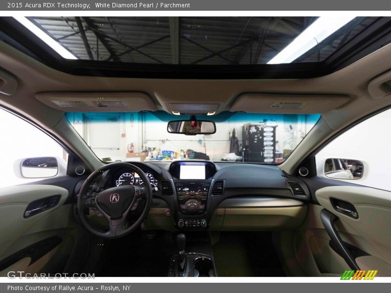 White Diamond Pearl / Parchment 2015 Acura RDX Technology