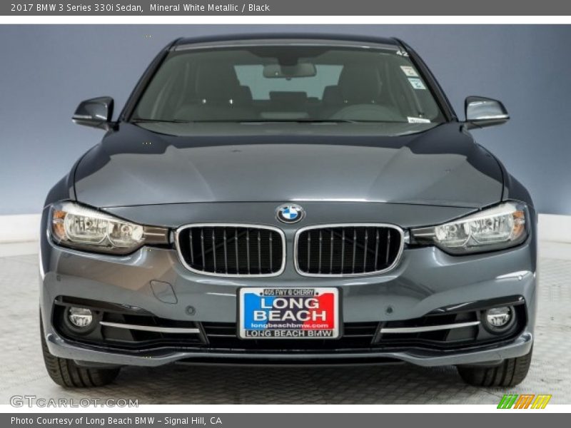 Mineral White Metallic / Black 2017 BMW 3 Series 330i Sedan