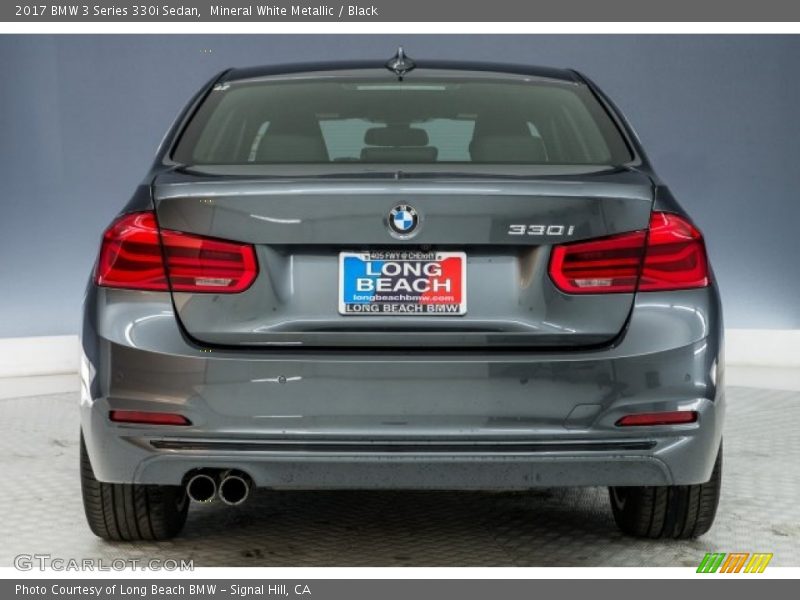 Mineral White Metallic / Black 2017 BMW 3 Series 330i Sedan