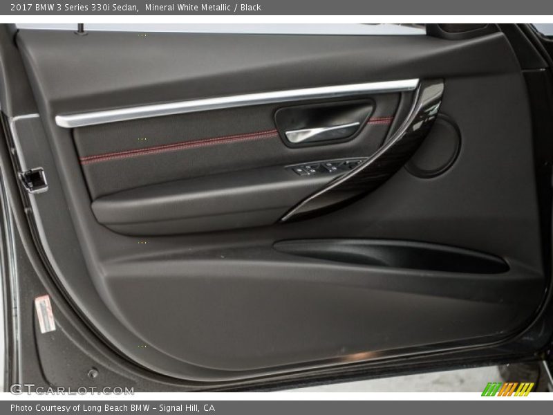 Mineral White Metallic / Black 2017 BMW 3 Series 330i Sedan