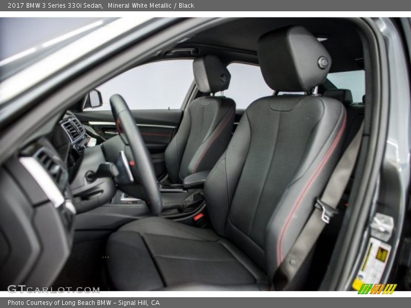 Mineral White Metallic / Black 2017 BMW 3 Series 330i Sedan