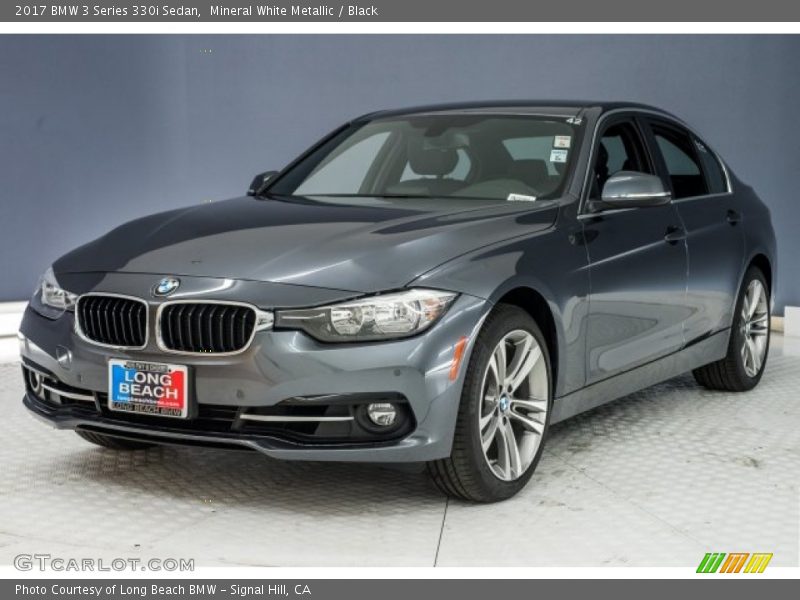 Mineral White Metallic / Black 2017 BMW 3 Series 330i Sedan