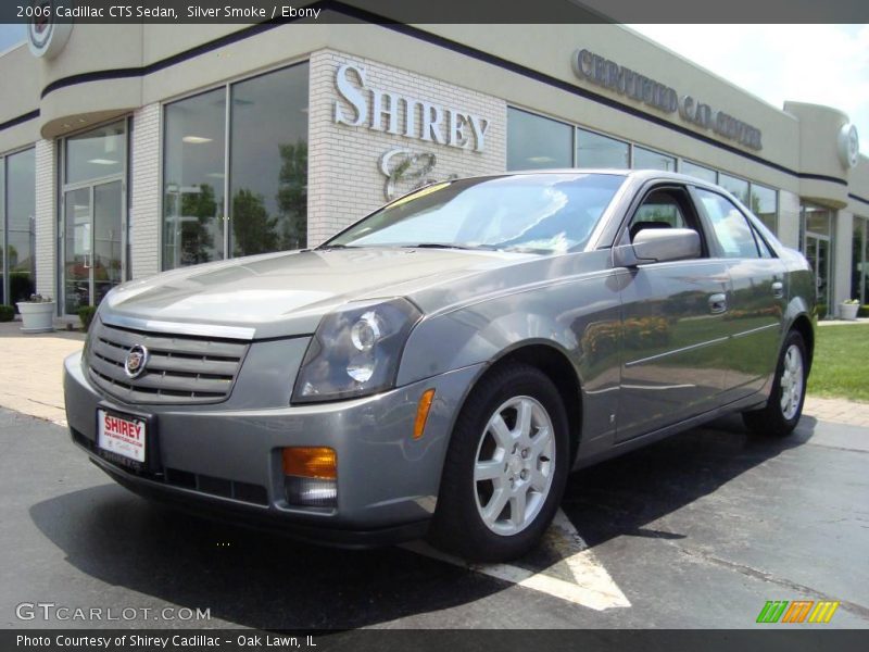Silver Smoke / Ebony 2006 Cadillac CTS Sedan
