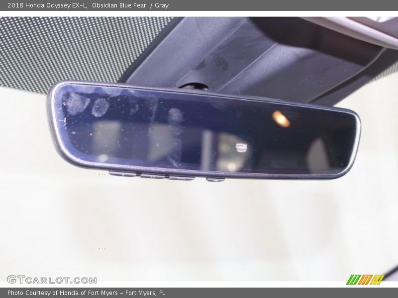 Obsidian Blue Pearl / Gray 2018 Honda Odyssey EX-L