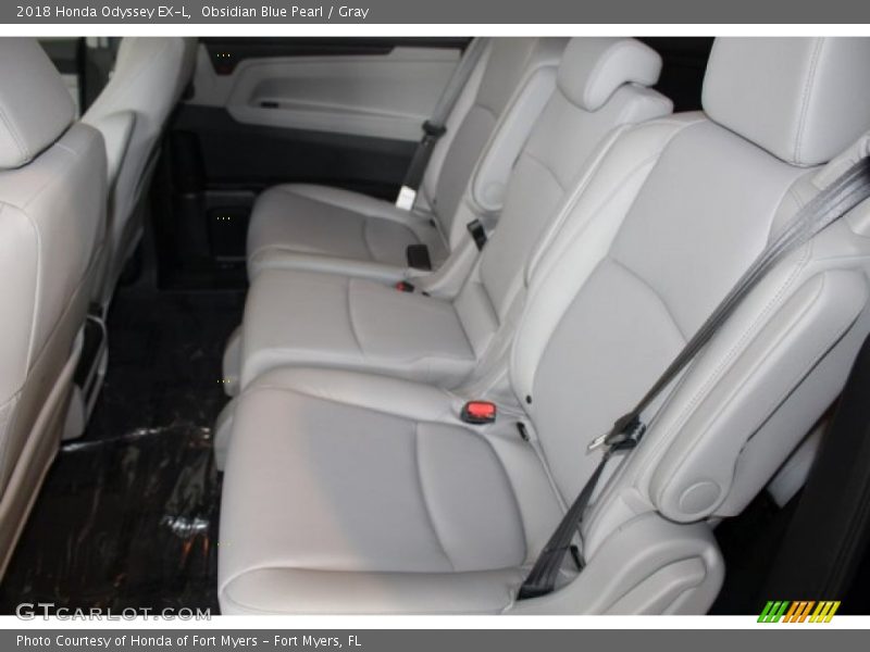Obsidian Blue Pearl / Gray 2018 Honda Odyssey EX-L