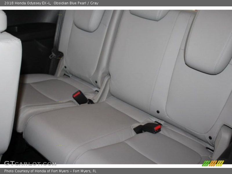 Obsidian Blue Pearl / Gray 2018 Honda Odyssey EX-L