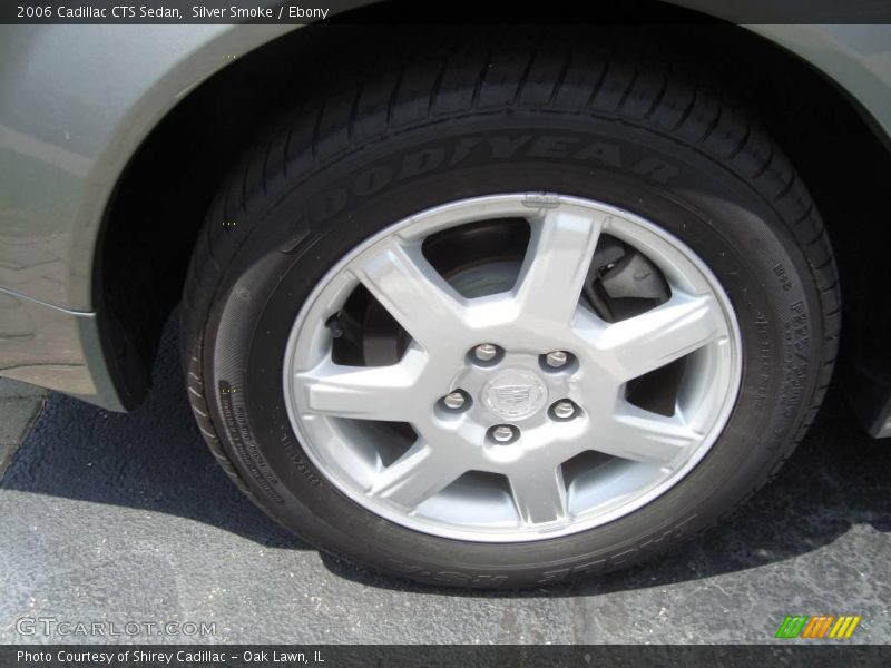 Silver Smoke / Ebony 2006 Cadillac CTS Sedan