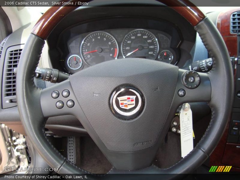 Silver Smoke / Ebony 2006 Cadillac CTS Sedan