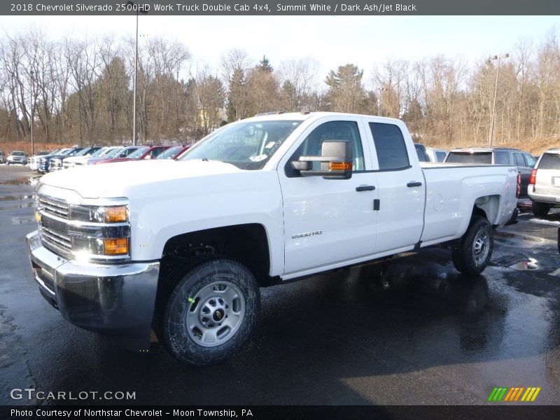 Summit White / Dark Ash/Jet Black 2018 Chevrolet Silverado 2500HD Work Truck Double Cab 4x4