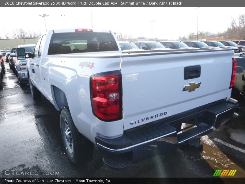 Summit White / Dark Ash/Jet Black 2018 Chevrolet Silverado 2500HD Work Truck Double Cab 4x4