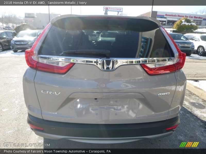 Sandstorm Metallic / Ivory 2018 Honda CR-V EX AWD