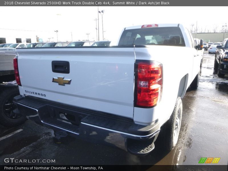 Summit White / Dark Ash/Jet Black 2018 Chevrolet Silverado 2500HD Work Truck Double Cab 4x4