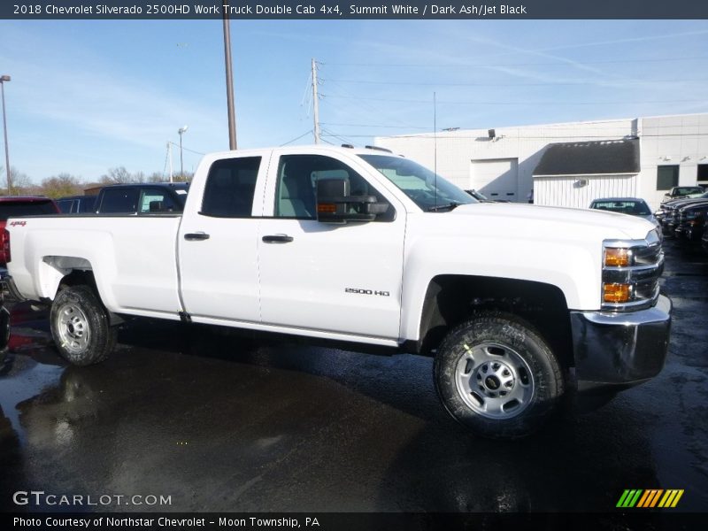 Summit White / Dark Ash/Jet Black 2018 Chevrolet Silverado 2500HD Work Truck Double Cab 4x4