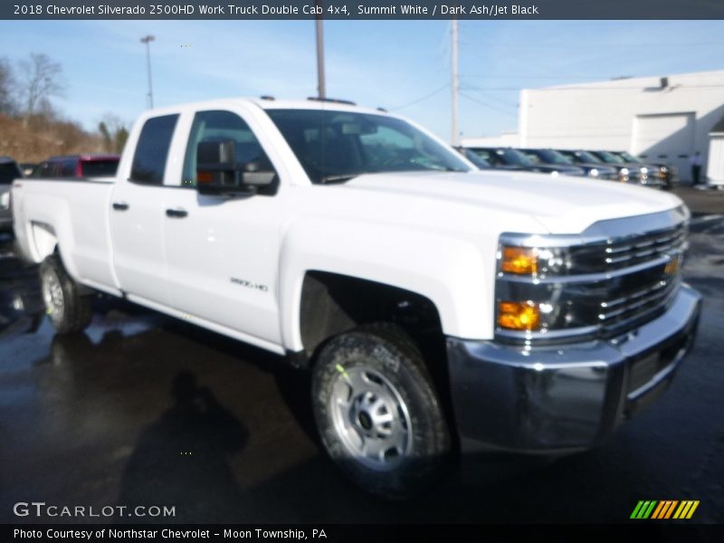 Summit White / Dark Ash/Jet Black 2018 Chevrolet Silverado 2500HD Work Truck Double Cab 4x4