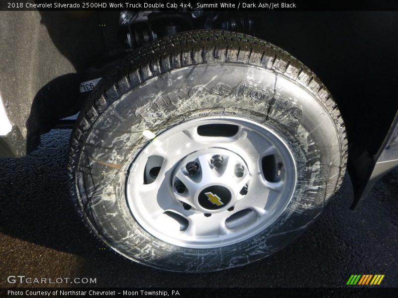Summit White / Dark Ash/Jet Black 2018 Chevrolet Silverado 2500HD Work Truck Double Cab 4x4