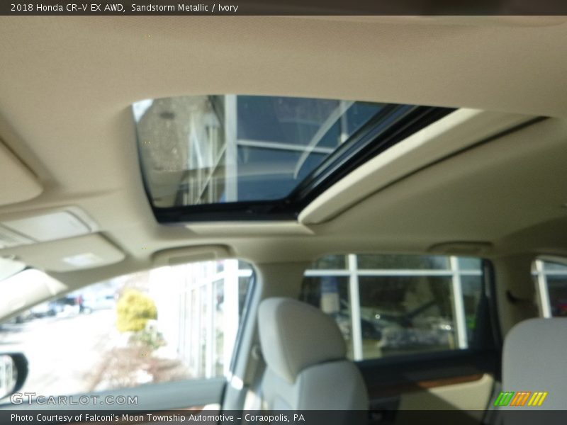 Sandstorm Metallic / Ivory 2018 Honda CR-V EX AWD
