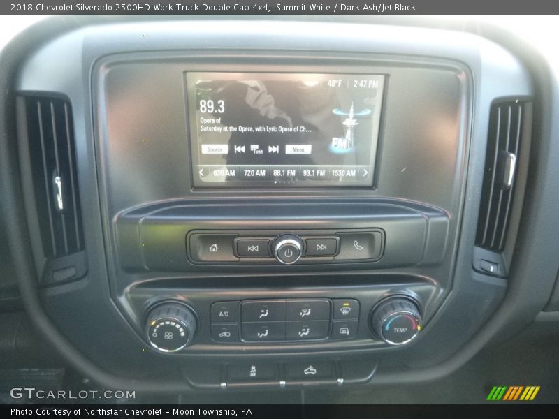 Summit White / Dark Ash/Jet Black 2018 Chevrolet Silverado 2500HD Work Truck Double Cab 4x4