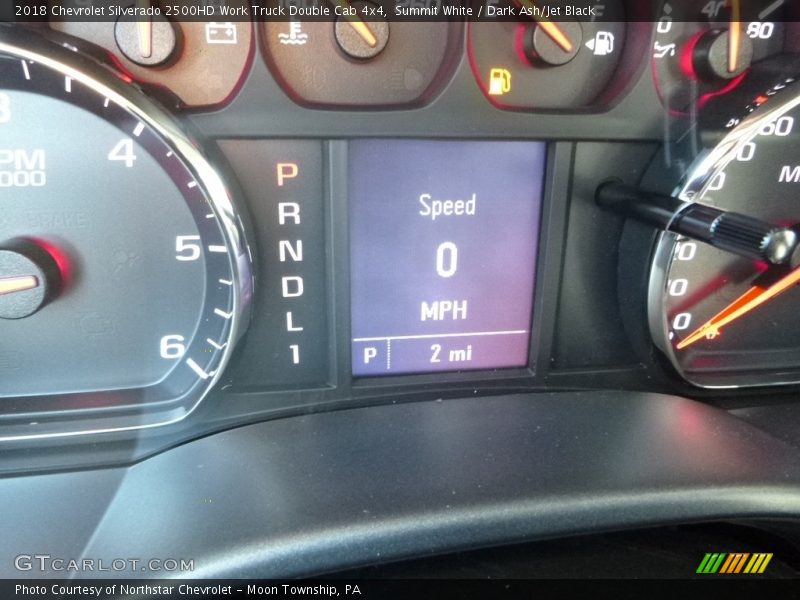 Summit White / Dark Ash/Jet Black 2018 Chevrolet Silverado 2500HD Work Truck Double Cab 4x4