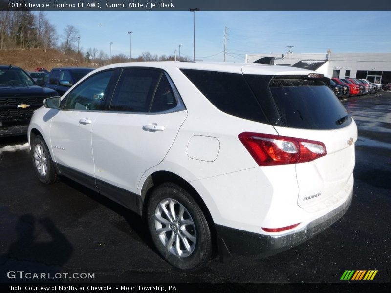Summit White / Jet Black 2018 Chevrolet Equinox LT AWD