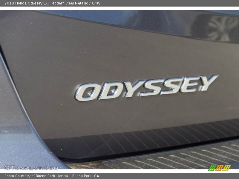 Modern Steel Metallic / Gray 2018 Honda Odyssey EX