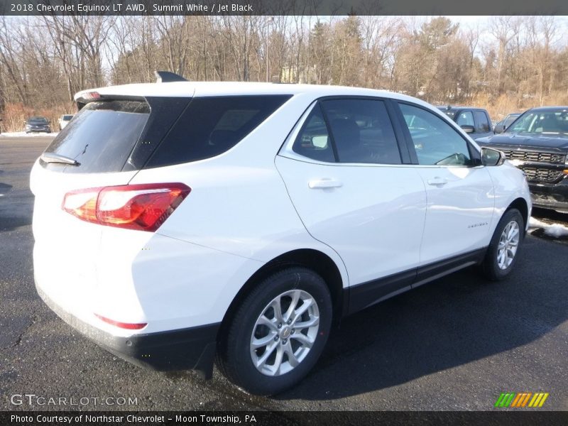 Summit White / Jet Black 2018 Chevrolet Equinox LT AWD