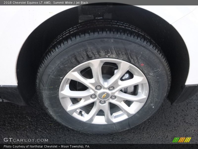 Summit White / Jet Black 2018 Chevrolet Equinox LT AWD
