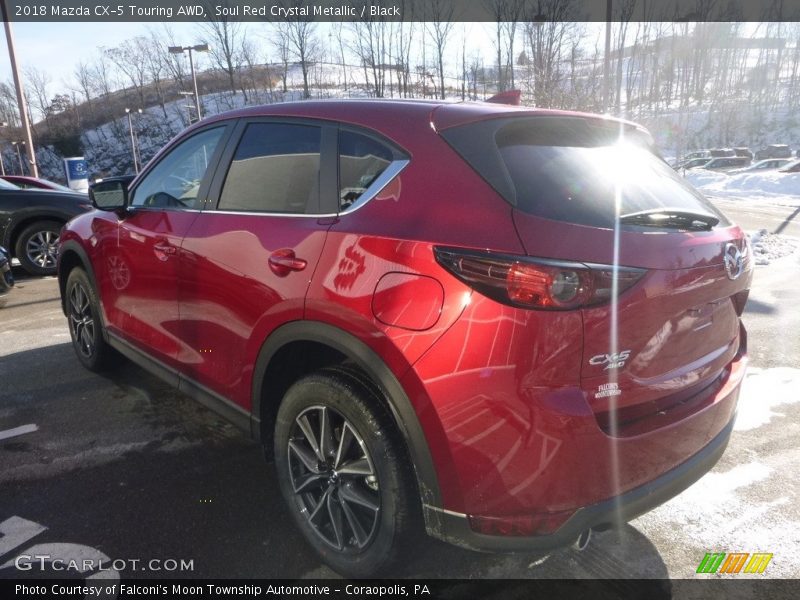 Soul Red Crystal Metallic / Black 2018 Mazda CX-5 Touring AWD