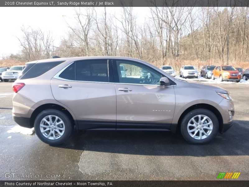 Sandy Ridge Metallic / Jet Black 2018 Chevrolet Equinox LT