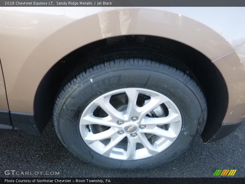 Sandy Ridge Metallic / Jet Black 2018 Chevrolet Equinox LT