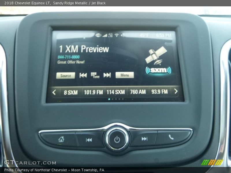 Sandy Ridge Metallic / Jet Black 2018 Chevrolet Equinox LT