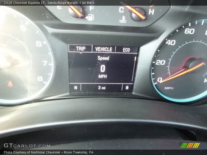 Sandy Ridge Metallic / Jet Black 2018 Chevrolet Equinox LT