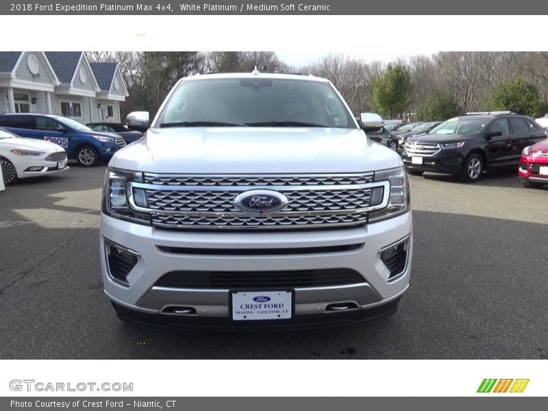 White Platinum / Medium Soft Ceramic 2018 Ford Expedition Platinum Max 4x4