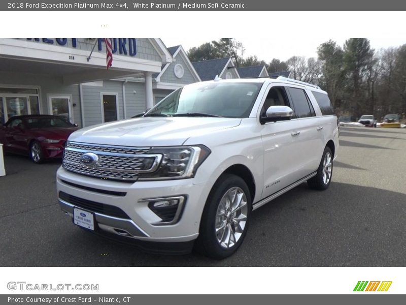 White Platinum / Medium Soft Ceramic 2018 Ford Expedition Platinum Max 4x4