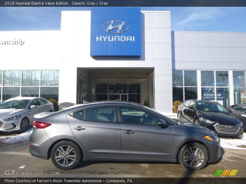 Galactic Gray / Gray 2018 Hyundai Elantra Value Edition