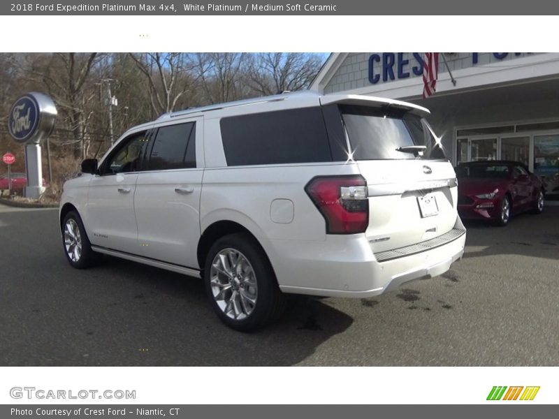 White Platinum / Medium Soft Ceramic 2018 Ford Expedition Platinum Max 4x4