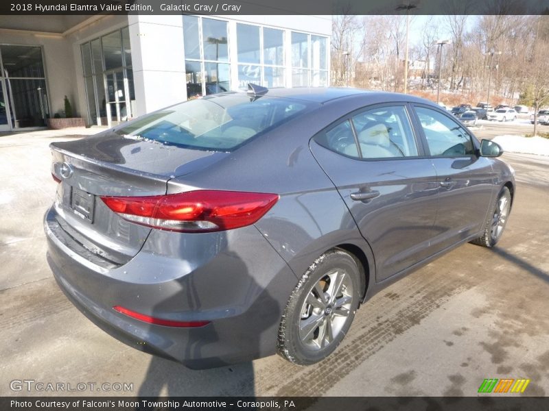 Galactic Gray / Gray 2018 Hyundai Elantra Value Edition