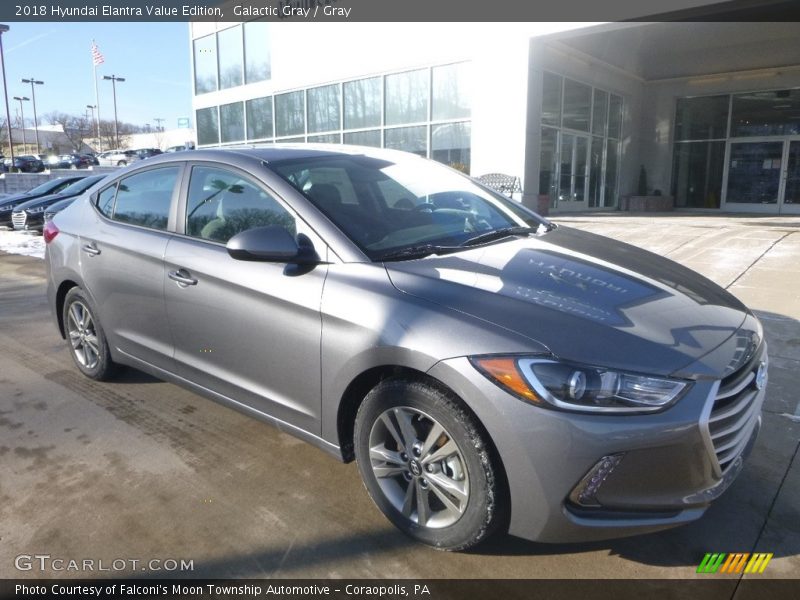 Galactic Gray / Gray 2018 Hyundai Elantra Value Edition